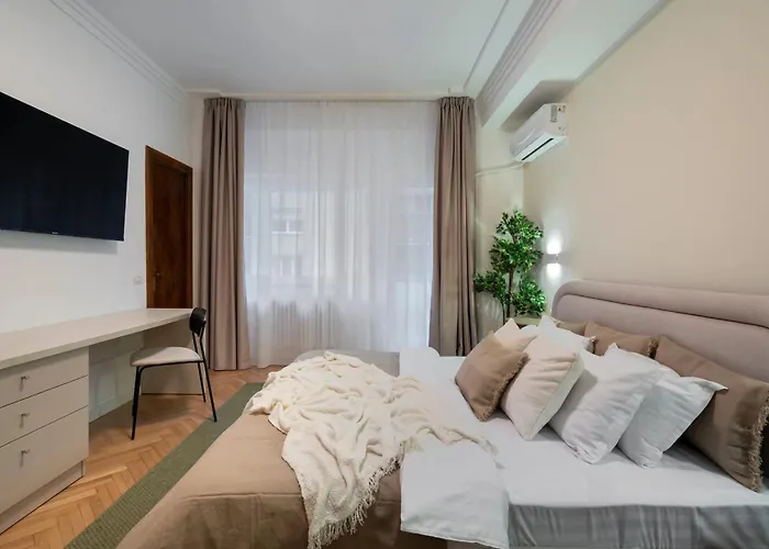 شقة Panoramic Palace & Sala Palatului - 3br بوخارست